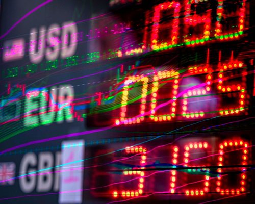 An educational graph displaying CAD and USD exchange rate basics